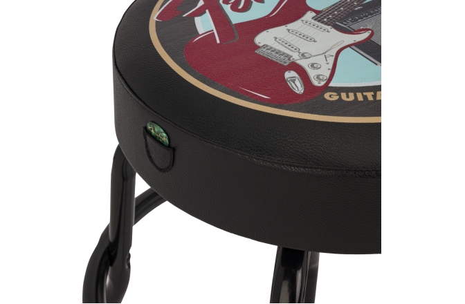 Scaun de Bar Fender Guitars & Amps Pick Pouch Barstool Black/Black 24"