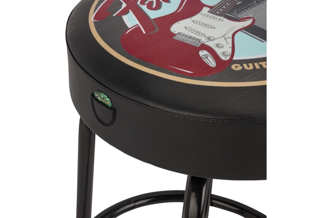 Scaun de Bar Fender Guitars & Amps Pick Pouch Barstool Black/Black 30"