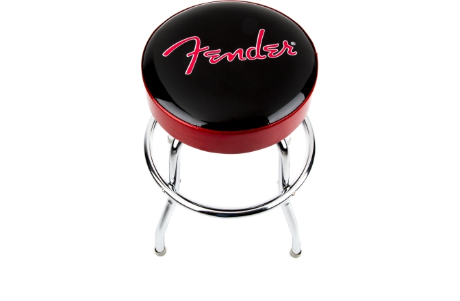Scaun de Bar Fender Red Sparkle Logo Barstool Black/Red Sparkle 24"