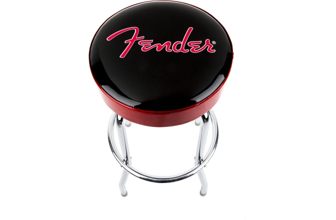 Scaun de Bar Fender Red Sparkle Logo Barstool Black/Red Sparkle 30"
