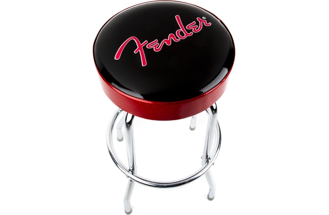 Scaun de Bar Fender Red Sparkle Logo Barstool Black/Red Sparkle 30"