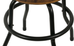 Scaun de bar Ortega Bar Stool 24" - Brown Leather
