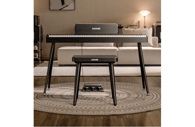 Scaun de pian Donner DKB-100 BK Scandinavian Style