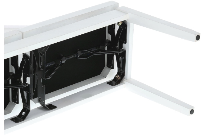 Scaun dublu pentru pian, alb mat Gewa Deluxe Double White Matt