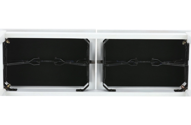 Scaun dublu pentru pian, alb mat Gewa Deluxe Double White Matt