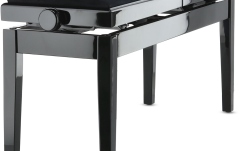 Scaun dublu pentru pian, negru lucios Gewa Deluxe Double Black High Gloss