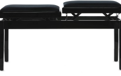 Scaun dublu pentru pian, negru lucios Gewa Deluxe Double Black High Gloss