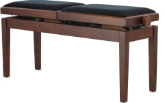 Scaun dublu pentru pian, Nuc mat Gewa Deluxe Double Walnut Matt