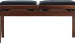 Scaun dublu pentru pian, Nuc mat Gewa Deluxe Double Walnut Matt