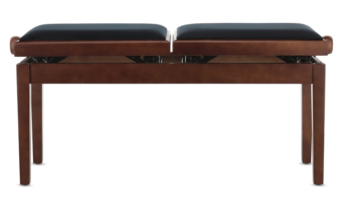 Scaun dublu pentru pian, Nuc mat Gewa Deluxe Double Walnut Matt