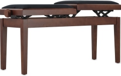 Scaun dublu pentru pian, Nuc mat Gewa Deluxe Double Walnut Matt