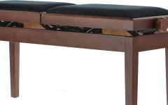 Scaun dublu pentru pian, Nuc mat Gewa Deluxe Double Walnut Matt
