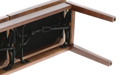 Scaun dublu pentru pian, Nuc mat Gewa Deluxe Double Walnut Matt