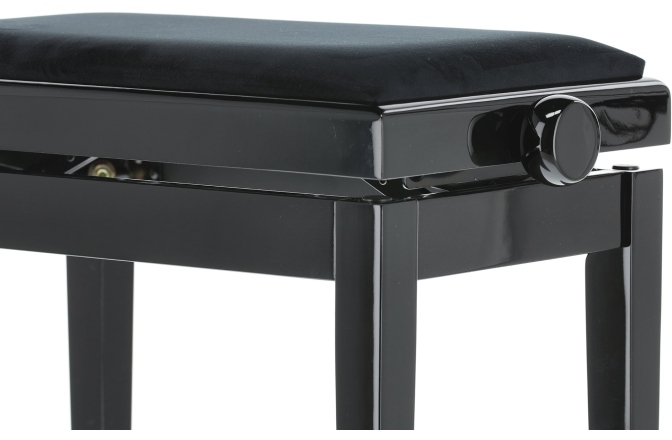 Scaun pian Gewa Deluxe Black High Gloss