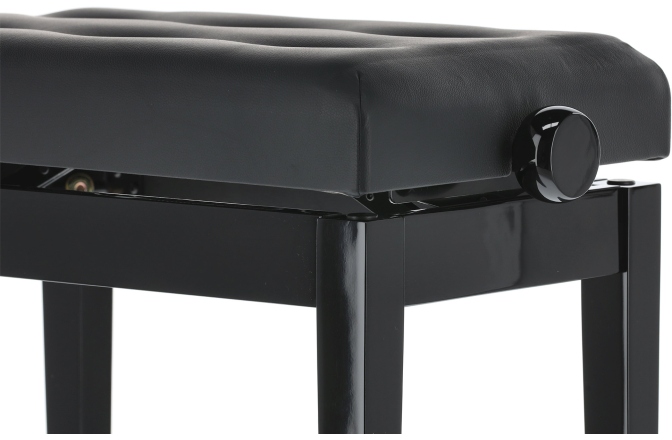 Scaun pian Gewa Deluxe Black  High Gloss - Leather 