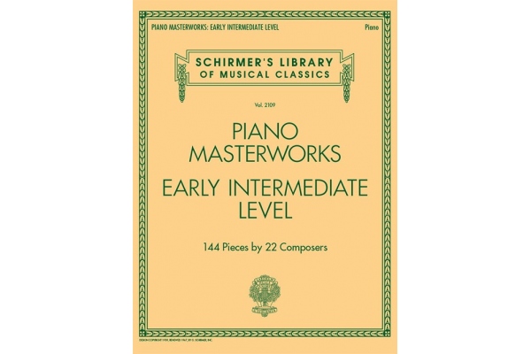 Schirmer's Library Of Musical Classics Volume 2109: Piano Masterworks – Early Intermediate Level