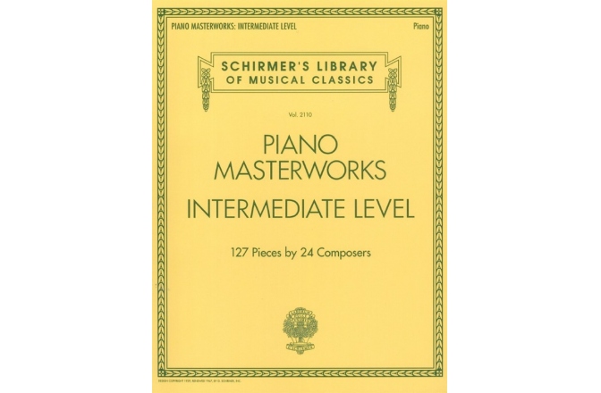 No brand Schirmer's Library Of Musical Classics Volume 2110: Piano Masterworks - Intermediate Level