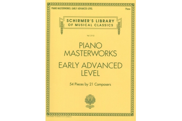 Schirmer's Library Of Musical Classics Volume 2112: Piano Masterworks - Early Advanced Level