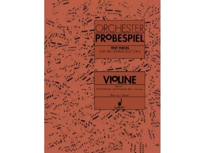Orchester Probespiel Violin
