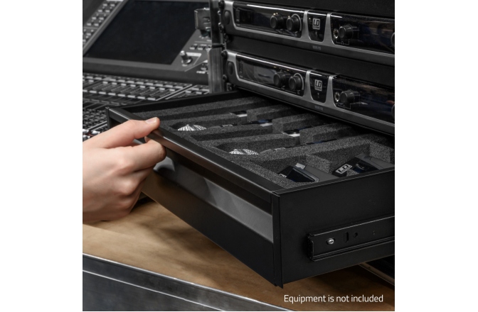 Sertar de rack Adam Hall 4U Ergo Rack Drawer Aluminim