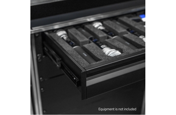 Sertar de rack Adam Hall 4U Ergo Rack Drawer Aluminim