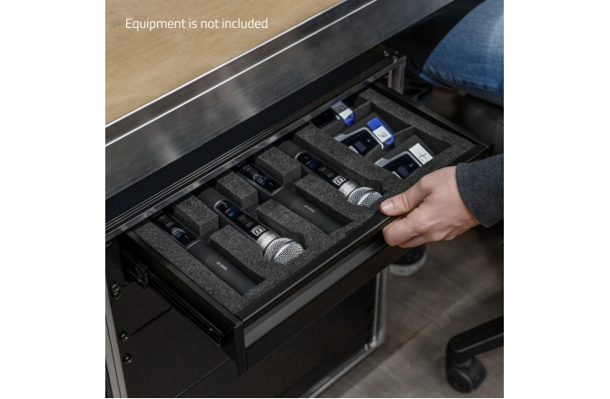 Sertar de rack Adam Hall 4U Ergo Rack Drawer Aluminim