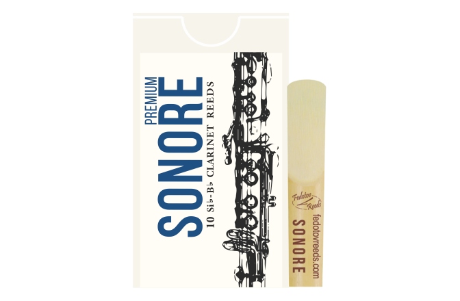 Set 10 Ancii Clarinet Si bemol Fedotov Reeds Sonore Bb clarinet reeds 10 pieces (box) 3,5+