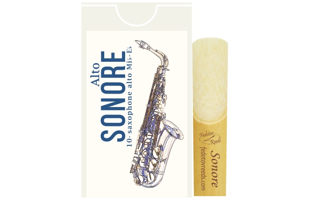 Set 10 Ancii Saxofon Alto Fedotov Reeds Sonore alto saxophone reeds 10 pieces (box) 1,5