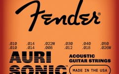 Set 12 corzi acustică Fender Phosphor Bronze Acoustic Guitar Strings Ball End 60-12L .010-.048 Gauges Set of 12