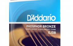 Set 12 corzi chitară acustică Daddario EJ38 Ph. Bronze 12-String 10-47