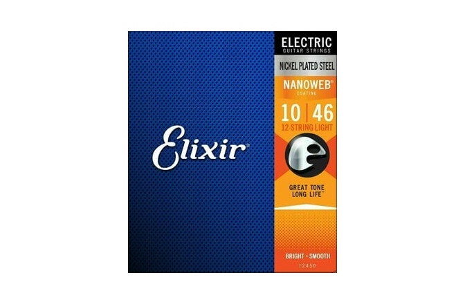Set 12 corzi  Elixir Nanoweb Electric Light 12-Strings