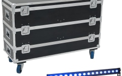 Set 12x LED IP T-Bar 16 QCL Bar + Carcasa cu roti Eurolite Set 12x LED IP T-Bar 16 QCL Bar + Case with wheels