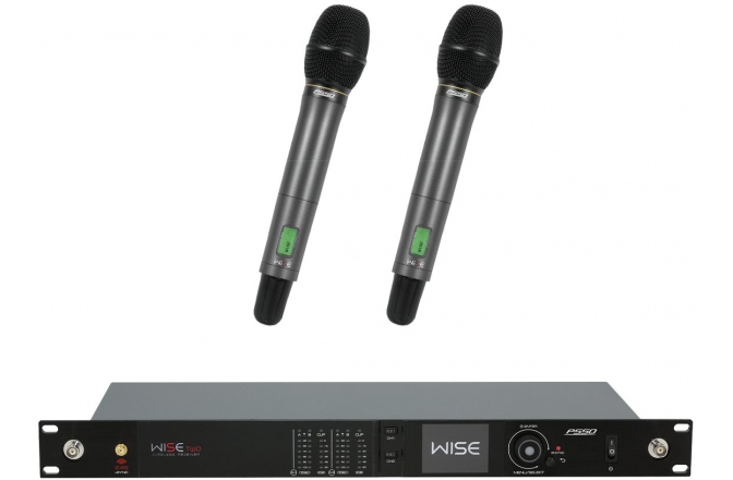 Set 2 microfoane wireless PSSO Set WISE TWO + 2x CON 518-548MHz PSSO  microfoane wireless Set WISE TWO + 2x CON 518-548MHz