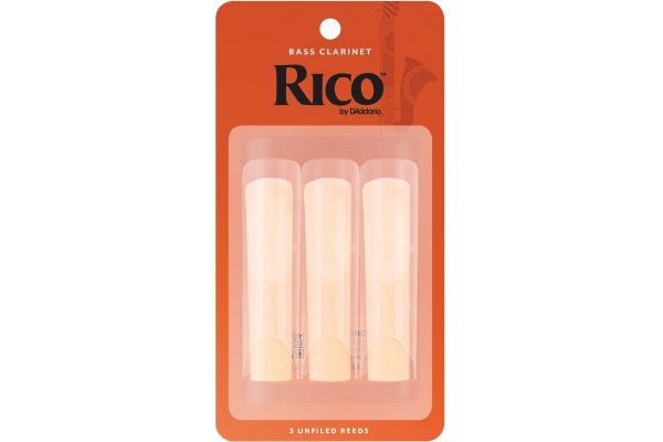 Bass Clarinet Reeds Strength 2 3-Pack