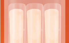 set 3 Ancii pentru Saxofon Bariton Daddario Woodwinds Baritone Sax Strength 3 3-pack