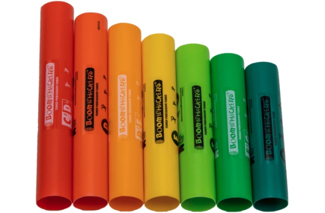 Set 7 tuburi cromatice Boomwhackers BW-EG Soprano Expansion Set