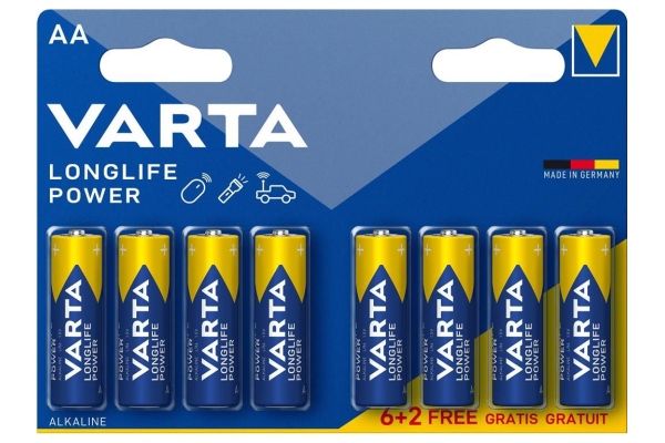 Baterie alcalina R6 (AA) 8 buc