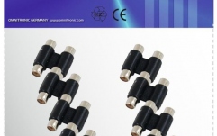 Set adaptoare prelungire 2xRCA - 2xRCA Omnitronic Adapter 2xRCA(F)/2xRCA(F) 10x