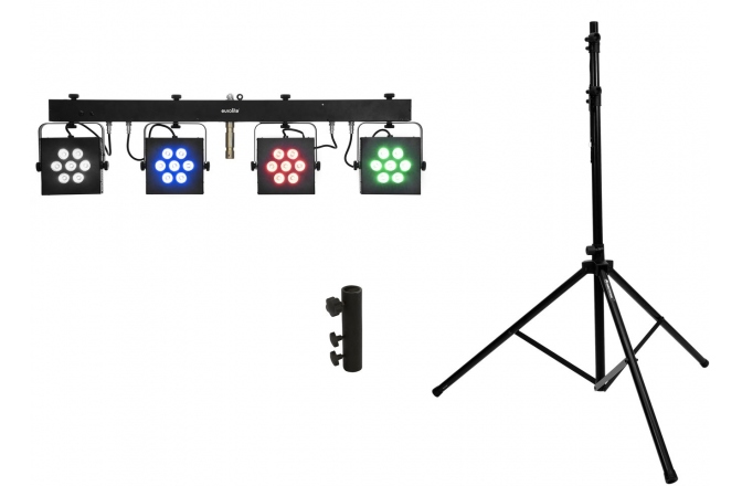Set bară lumini Eurolite Set LED KLS-3002 + M-4 Speaker-System Stand