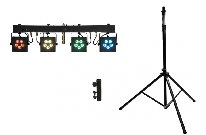 Set bară lumini Eurolite Set LED KLS-902 + M-4 Speaker-System Stand