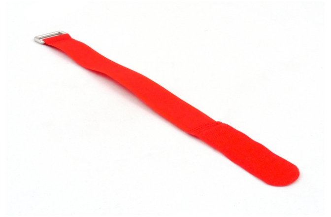 Set benzi velcro GAFER.PL Tie Straps 25x550mm 5 pieces red