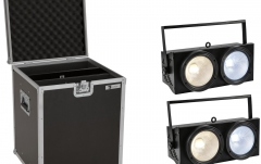 Set Blinder LED Eurolite Set 2x Audience Blinder 2x100W LED COB CW/WW + Case