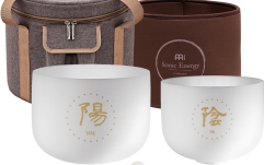 Set boluri sonice Meinl Sonic Energy 2-piece TCM Crystal Singing Bowl Yin & Yang Set