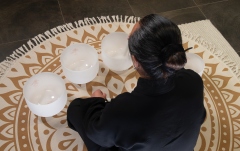 Set boluri sonice Meinl Sonic Energy 5-piece TCM Crystal Singing Bowl Elements Set