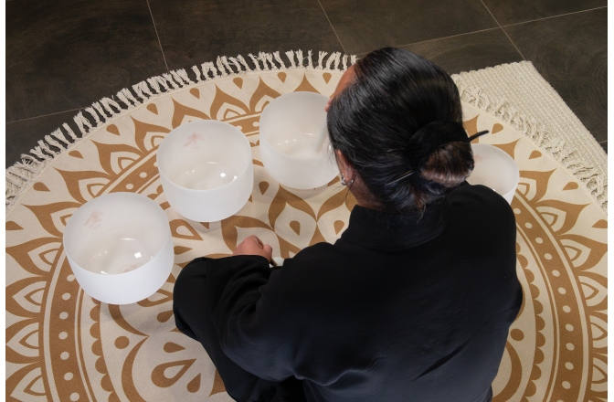 Set boluri sonice Meinl Sonic Energy 5-piece TCM Crystal Singing Bowl Elements Set