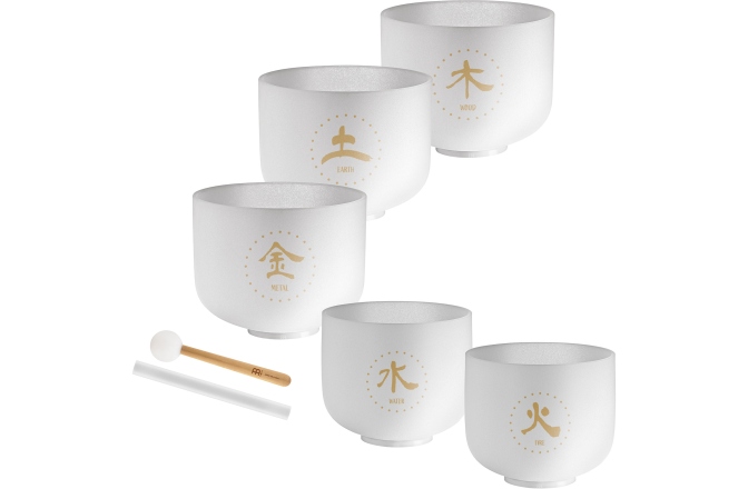 Set boluri sonice Meinl Sonic Energy 5-piece TCM Crystal Singing Bowl Elements Set