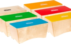 Set Bongo Cajon Nino Percussion Classroom Bongo Cajon Group Rhythm Set - 6 Pcs.