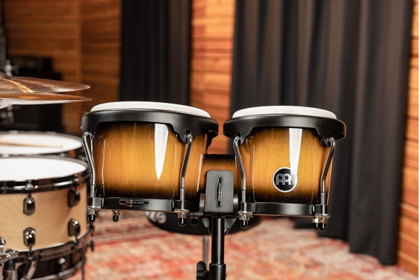 Headliner Series Wood Bongo 6 3/4" MACHO & 8" HEMBRA - Vintage Sunburst Headliner Series Wood Bongo 6 3/4" MACHO & 8" HEMBRA - Vintage Sunburst