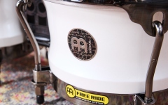 Set Bongos Meinl AS Roberto Serrano, REMO Fiberskyn Heads - 7"- 8 1/2" Pearl White
