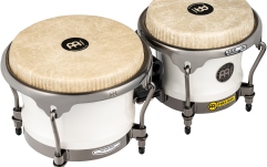 Set Bongos Meinl AS Roberto Serrano, REMO Fiberskyn Heads - 7"- 8 1/2" Pearl White
